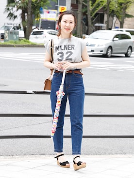 「UR SELECT（ユーアールセレクト）のアイテム」を使った、ameme URBAN RESEARCHさん（レディース・163cm）の春コーディネート