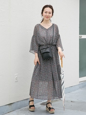 「YAHKI（ヤーキ）のアイテム」を使った、ameme URBAN RESEARCHさん（レディース・163cm）の夏コーディネート