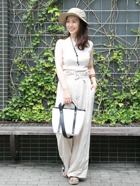 「ameme（アメメ）のアイテム」を使った、ameme URBAN RESEARCHさん（レディース・163cm）の夏コーディネート