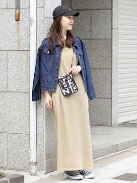 「HUNTER（ハンター）のアイテム」を使った、ameme URBAN RESEARCHさん（レディース・163cm）の春コーディネート