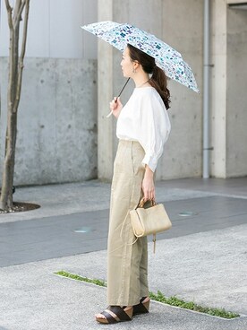 「LS Scene（エルエスシーン）のアイテム」を使った、ameme URBAN RESEARCHさん（レディース・163cm）の春コーディネート