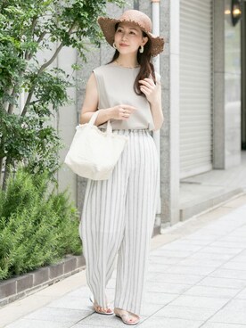 「URBAN RESEARCH Sonny Label（アーバンリサーチサニーレーベル）のアイテム（アクセサリー）」を使った、ameme URBAN RESEARCHさん（レディース・163cm）の春コーディネート