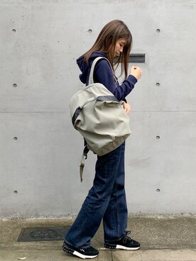 「ameme（アメメ）のアイテム（バッグ）」を使った、ameme URBAN RESEARCHさん（レディース・161cm）の秋コーディネート