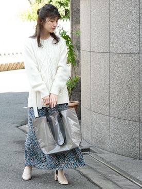 「ameme（アメメ）のアイテム（バッグ）」を使った、ameme URBAN RESEARCHさん（レディース・161cm）の秋コーディネート