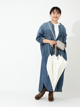 「SMIR NASLI（サミールナスリ）のアイテム」を使った、ameme URBAN RESEARCHさん（レディース・161cm）の冬コーディネート