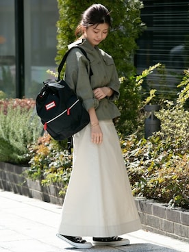 「HUNTER（ハンター）のアイテム」を使った、ameme URBAN RESEARCHさん（レディース・161cm）の冬コーディネート