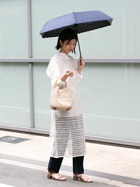 「because（ビコーズ）のアイテム」を使った、ameme URBAN RESEARCHさん（レディース・161cm）の春コーディネート