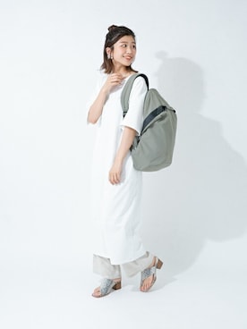 「ameme（アメメ）のアイテム（バッグ）」を使った、ameme URBAN RESEARCHさん（レディース・161cm）の夏コーディネート