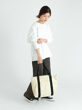 「ameme（アメメ）のアイテム（バッグ）」を使った、ameme URBAN RESEARCHさん（レディース・161cm）の夏コーディネート