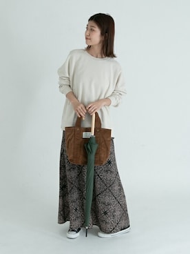 「because（ビコーズ）のアイテム」を使った、ameme URBAN RESEARCHさん（レディース・161cm）の夏コーディネート