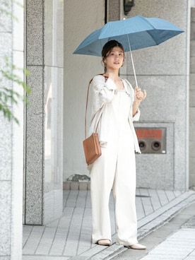 「RODE SKO」｜「アイテム（オールインワン・サロペット）」を使った、ameme URBAN RESEARCHさん（レディース・161cm）の秋コーディネート