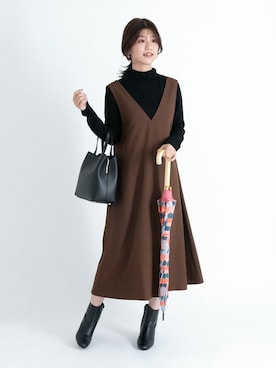 「ameme（アメメ）のアイテム」を使った、ameme URBAN RESEARCHさん（レディース・161cm）の秋コーディネート