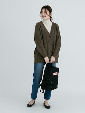 「HUNTER（ハンター）のアイテム」を使った、ameme URBAN RESEARCHさん（レディース・167cm）の冬コーディネート