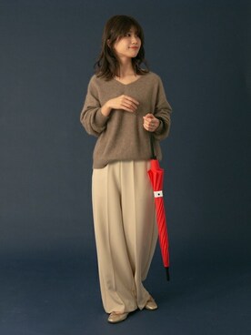 「ameme（アメメ）のアイテム」を使った、ameme URBAN RESEARCHさん（レディース・161cm）の冬コーディネート
