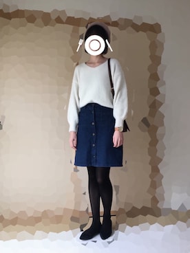 mi-nさん（レディース・175cm）の冬コーディネート