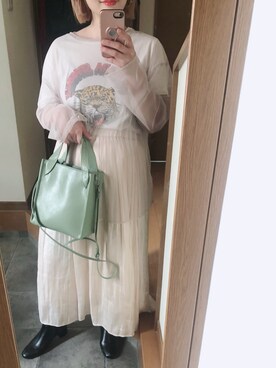 たかこさん（レディース・158cm）の春コーディネート