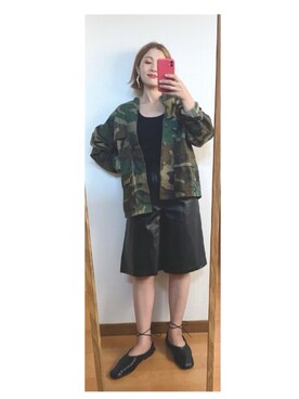 「Omekashi（オメカシ）のアイテム（ジャケット/アウター）」を使った、たかこさん（レディース・158cm）の夏コーディネート
