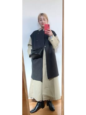 たかこさん（レディース・158cm）の秋コーディネート