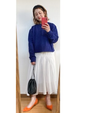 「SLOBE IENA（スローブイエナ）のアイテム（パンプス）」を使った、たかこさん（レディース・158cm）の春コーディネート