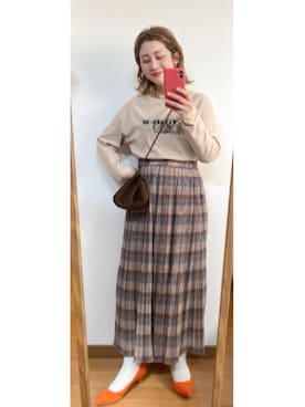 「SLOBE IENA（スローブイエナ）のアイテム（パンプス）」を使った、たかこさん（レディース・158cm）の春コーディネート