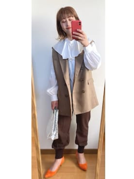 「SLOBE IENA（スローブイエナ）のアイテム（パンプス）」を使った、たかこさん（レディース・158cm）の春コーディネート