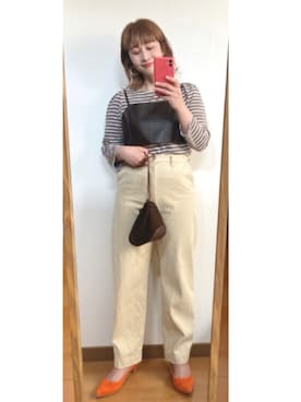 「SLOBE IENA（スローブイエナ）のアイテム（パンプス）」を使った、たかこさん（レディース・158cm）の春コーディネート