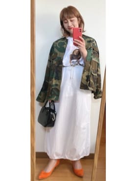 「SLOBE IENA（スローブイエナ）のアイテム（パンプス）」を使った、たかこさん（レディース・158cm）の春コーディネート