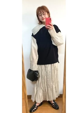 たかこさん（レディース・158cm）の春コーディネート