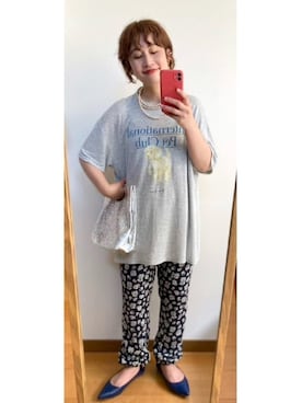 「SLOBE IENA（スローブイエナ）のアイテム（パンプス）」を使った、たかこさん（レディース・158cm）の夏コーディネート