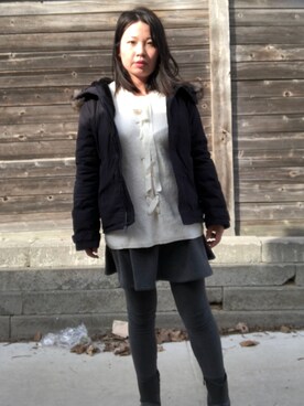 「winner（ウィナー）のアイテム」を使った、宅女su さん（レディース・163cm）の春コーディネート