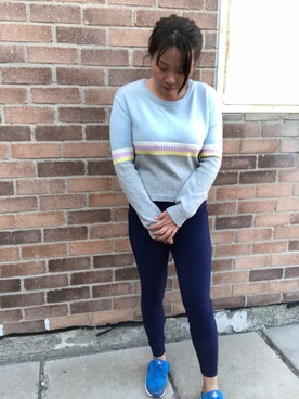 「winner（ウィナー）のアイテム」を使った、宅女su さん（レディース・163cm）の春コーディネート