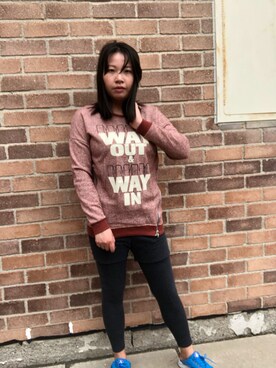 「winner（ウィナー）のアイテム」を使った、宅女su さん（レディース・163cm）の春コーディネート