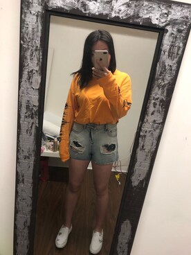 「TNA（ティーエヌエー）のアイテム」を使った、宅女su さん（レディース・163cm）の春コーディネート