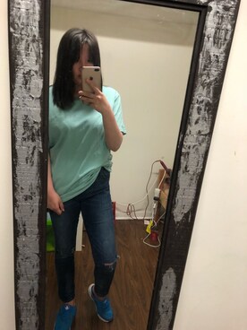 「TNA（ティーエヌエー）のアイテム」を使った、宅女su さん（レディース・163cm）の春コーディネート