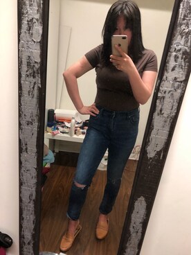 「winner（ウィナー）のアイテム」を使った、宅女su さん（レディース・163cm）の春コーディネート