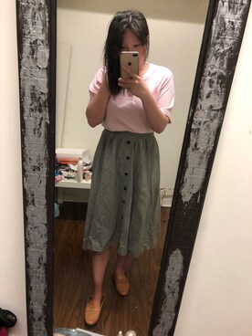 「winner（ウィナー）のアイテム」を使った、宅女su さん（レディース・163cm）の春コーディネート