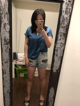 「winner（ウィナー）のアイテム」を使った、宅女su さん（レディース・163cm）の春コーディネート