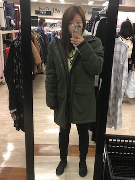 「winner（ウィナー）のアイテム」を使った、宅女su さん（レディース・163cm）の秋コーディネート