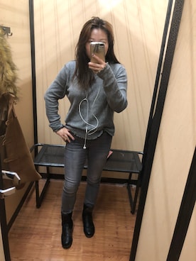 「winner（ウィナー）のアイテム」を使った、宅女su さん（レディース・163cm）の秋コーディネート