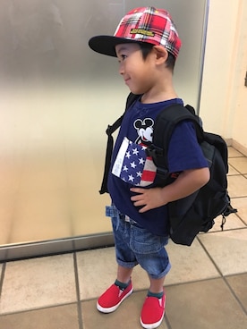 *tM*さん（キッズ・100cm）の秋コーディネート