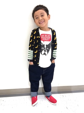 *tM*さん（キッズ・100cm）の秋コーディネート