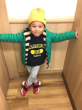 *tM*さん（キッズ・100cm）の秋コーディネート