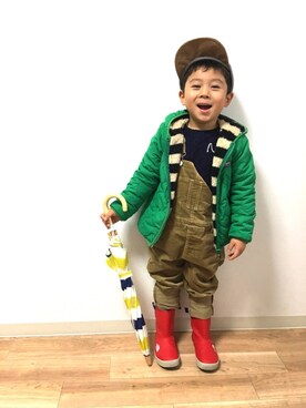 *tM*さん（キッズ・100cm）の秋コーディネート