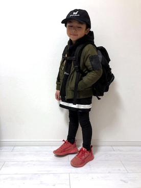 *tM*さん（キッズ・110cm）の冬コーディネート