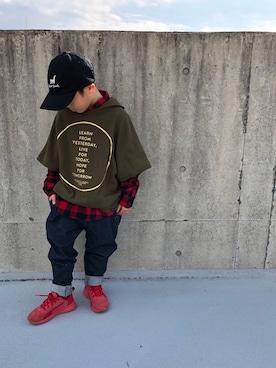 *tM*さん（キッズ・110cm）の冬コーディネート