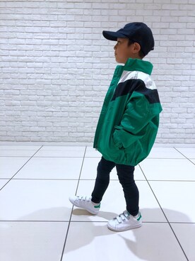 「配色」｜「アイテム（その他アウター）」を使った、*tM*さん（キッズ・110cm）の春コーディネート