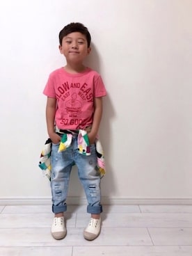 「サーフスタイル」｜「アイテム（その他）」を使った、*tM*さん（キッズ・110cm）の春コーディネート