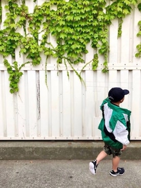 「ナイキスニーカー」｜「アイテム（その他アウター）」を使った、*tM*さん（キッズ・110cm）の夏コーディネート