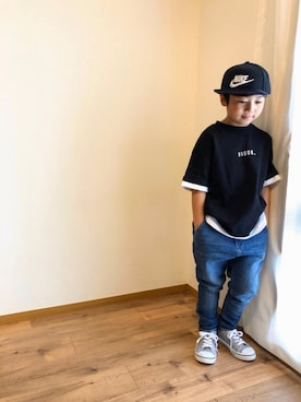 *tM*さん（キッズ・120cm）の春コーディネート