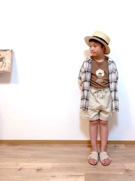 *tM*さん(キッズ・120cm)の夏コーディネート